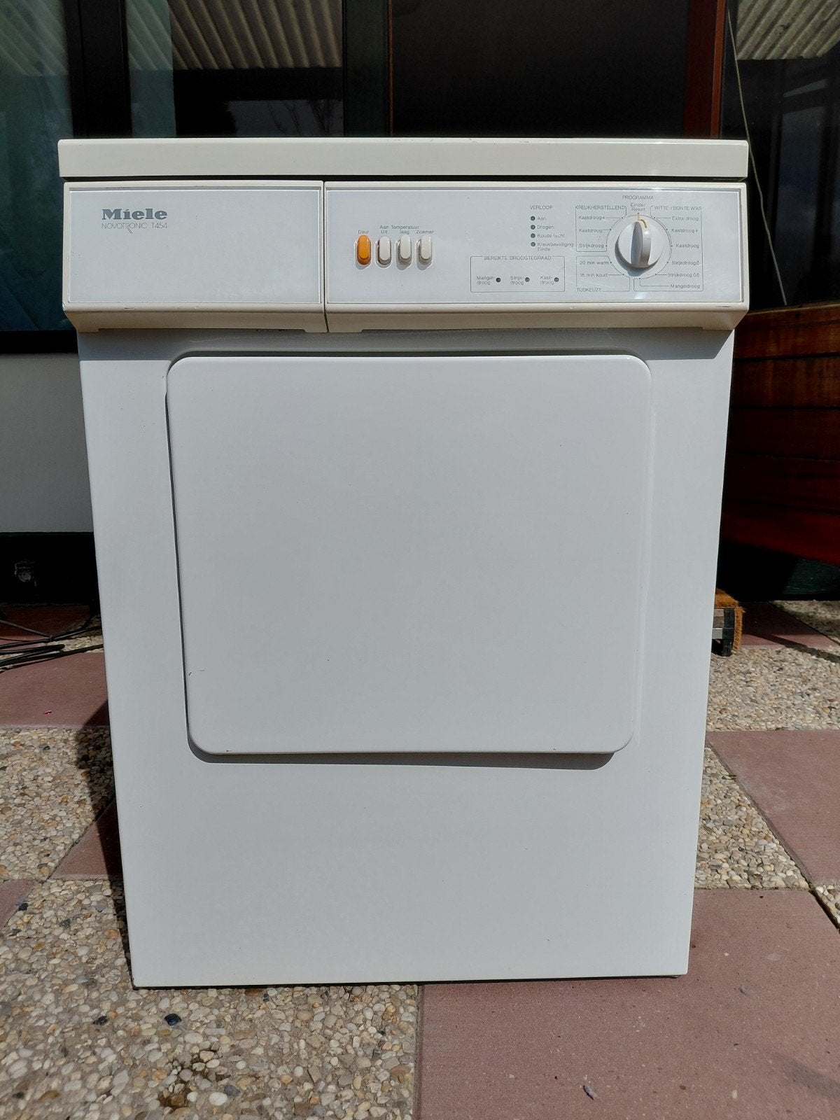 Miele Novotronic T454 Luchtafvoerdroger, 6 tot 8 kg, Gebruikt, Luchtafvoer, Ophalen of Verzenden