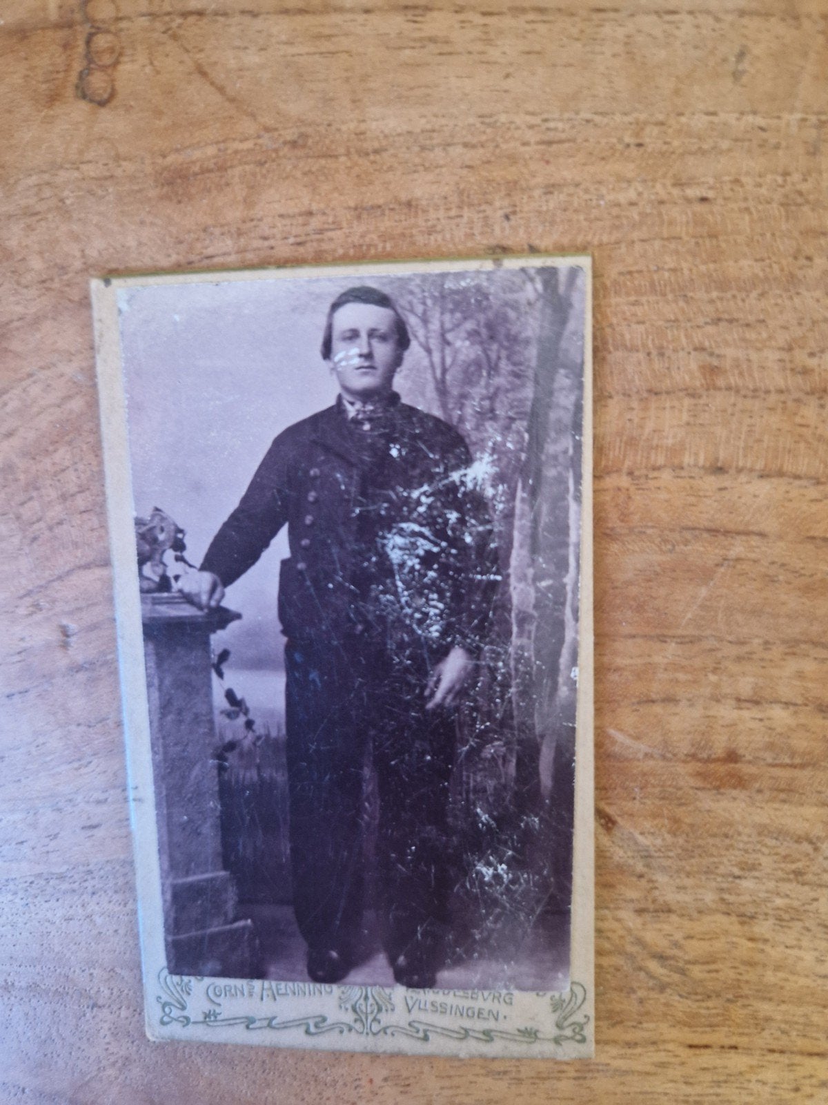 CDV No 48 foto zeeuwse dracht man, Verzenden, Voor 1940, Gebruikt