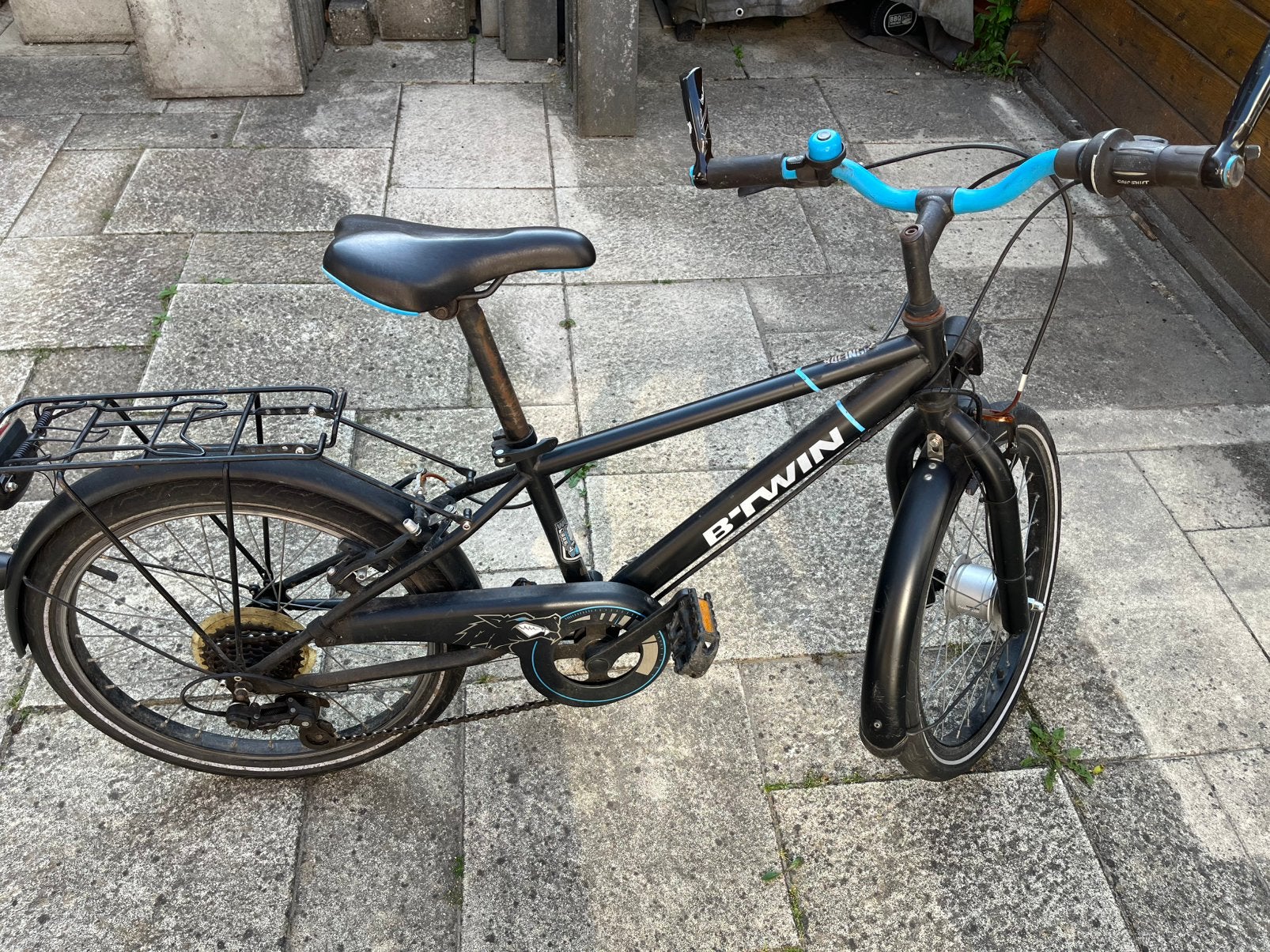 Kinderfiets 5 - 9 jaar, Fietsen en Brommers, Fietsen | Crossfietsen en BMX, Ophalen, Staal, Velgrem, 16 tot 20 inch