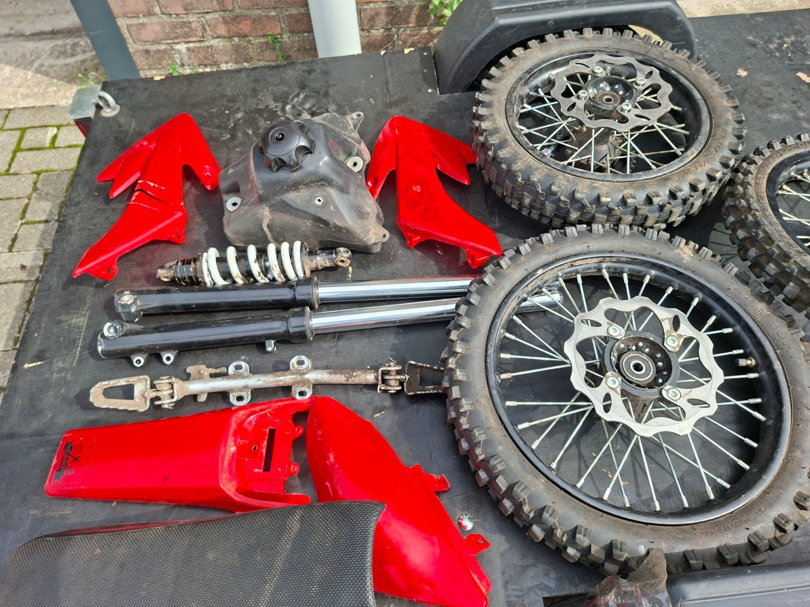 Pitbike Nitro onderdelen, Fietsen en Brommers, Gebruikt, Pitbike, Nitro Motors, 125 cc
