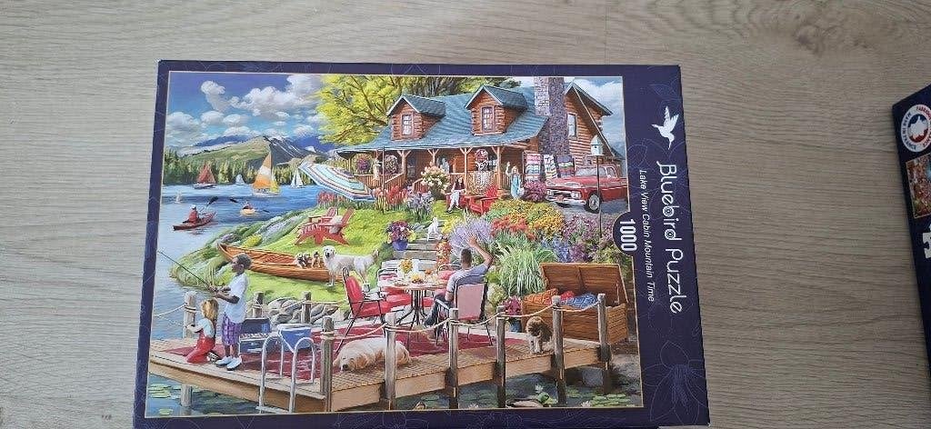 Bleu bird puzzels 1000 en 2000 stukjes, Ophalen of Verzenden, 500 t/m 1500 stukjes, Zo goed als nieuw, Legpuzzel