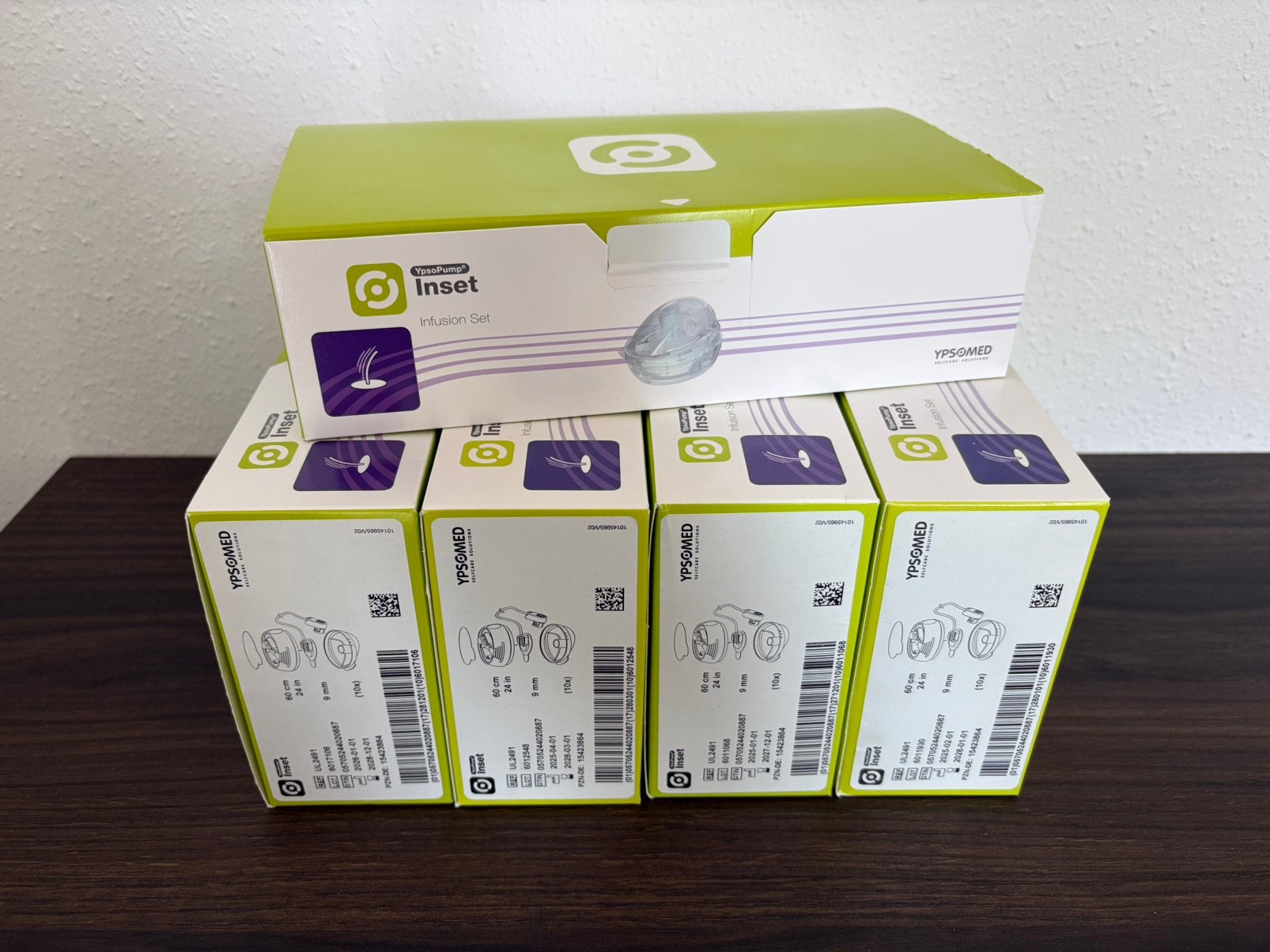 5x Ypsomed Ypsopumd inset Infuusset - 9 mm/60 cm, Ophalen of Verzenden, Nieuw