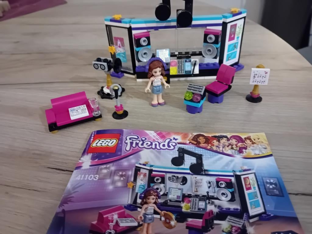 Lego Friends Popster Opnamestudio 41103, Lego, Friends, Ophalen of Verzenden, Complete set