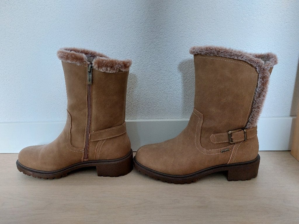 TAMARIS LAARZEN/SNOWBOOTS MAAT 40, Tamaris, Beige, Lage of Enkellaarzen, Ophalen of Verzenden
