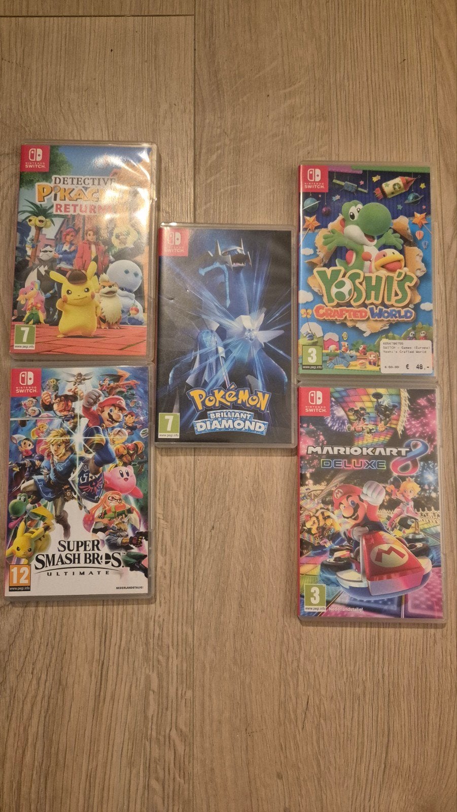 5 nintendo switch spellen tekoop/ruil voor pokemon kaarten, 3 spelers of meer, Ophalen of Verzenden, Zo goed als nieuw, Vanaf 3 jaar
