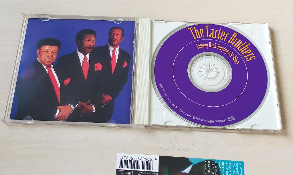 The Carter Brothers - Coming Back Singing The Blues CD Japan, Ophalen of Verzenden, 1960 tot 1980, Gebruikt, Jazz