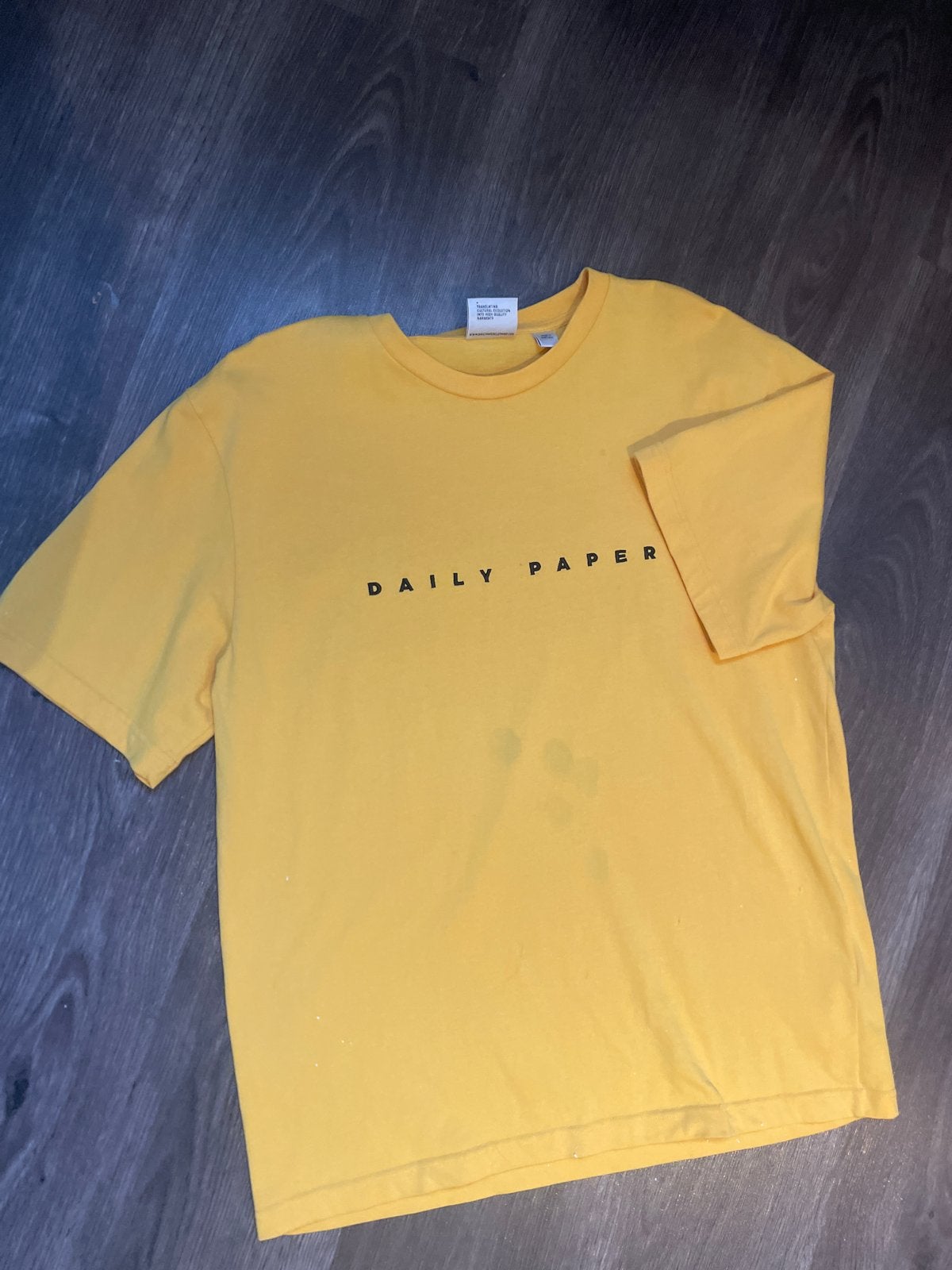 Daily Paper T-shirt geel, Maat 38/40 (M), Geel, Ophalen of Verzenden, Korte mouw