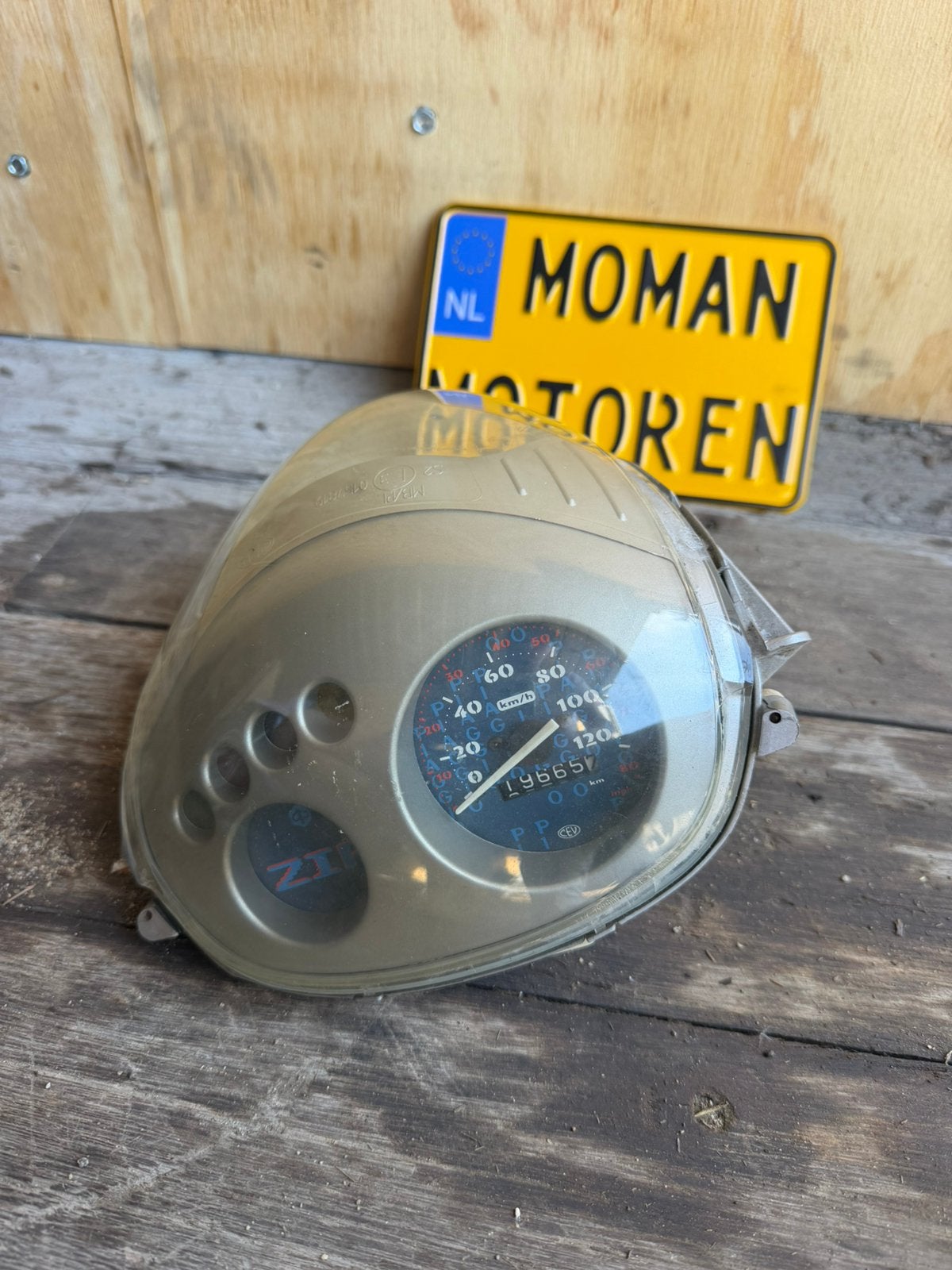 Piaggio Zip 120 teller blauw werkend, Ophalen of Verzenden, Zo goed als nieuw, Overige typen, Piaggio