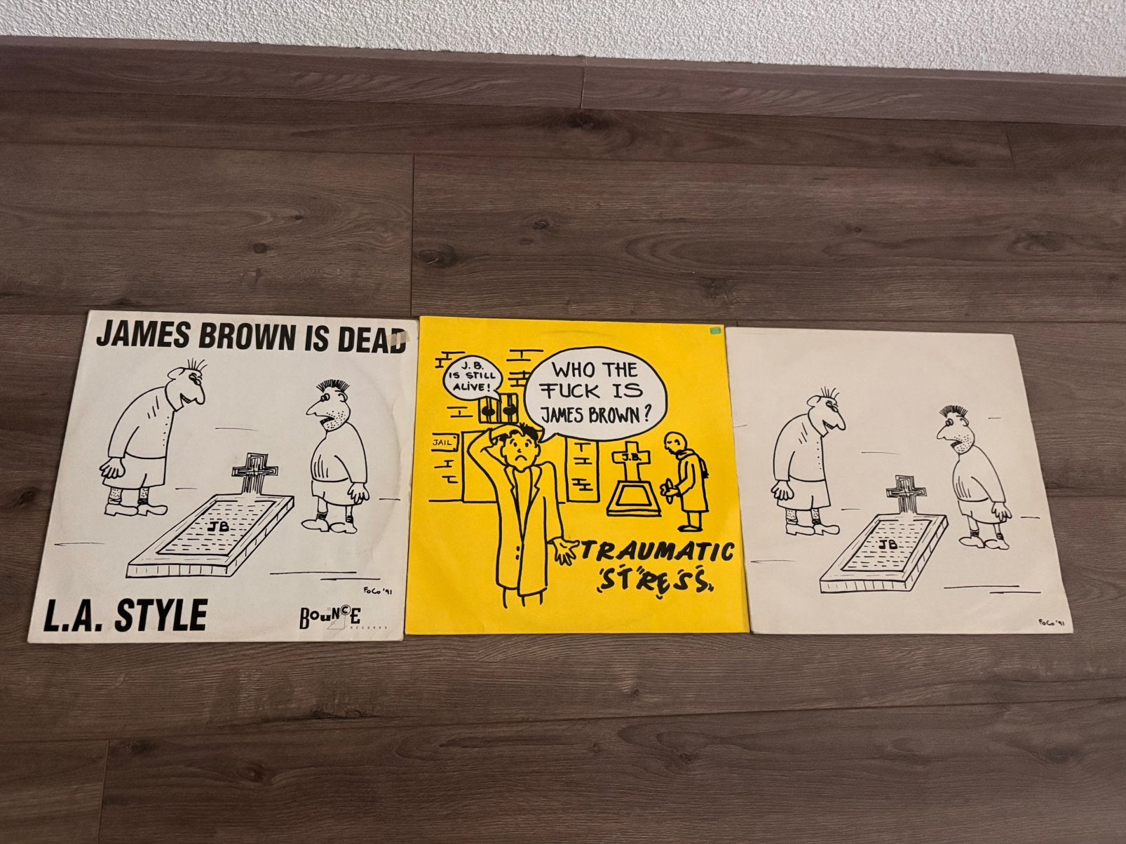 3x James Brown Decadance Records, Ophalen of Verzenden, Gebruikt, 12 inch, Dance