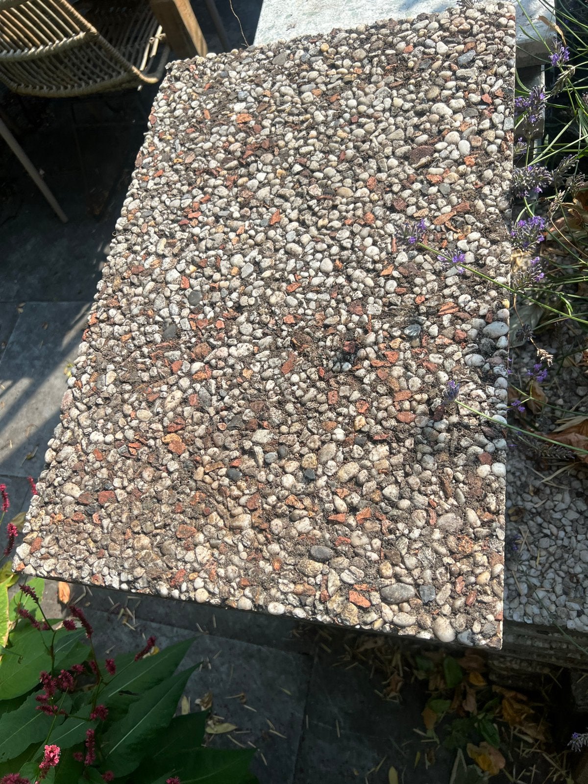 Grindtegels 60x40 cm, Tuin en Terras, Ophalen, Gebruikt, 5 tot 10 m², Beton