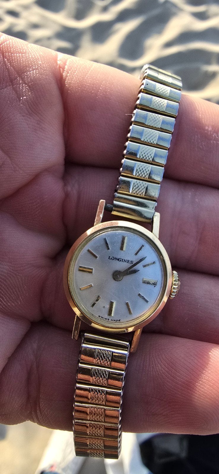 Longines mechisch en Omega Ladymatic automaat dames horloges, Staal, Polshorloge, Omega, 1960 of later