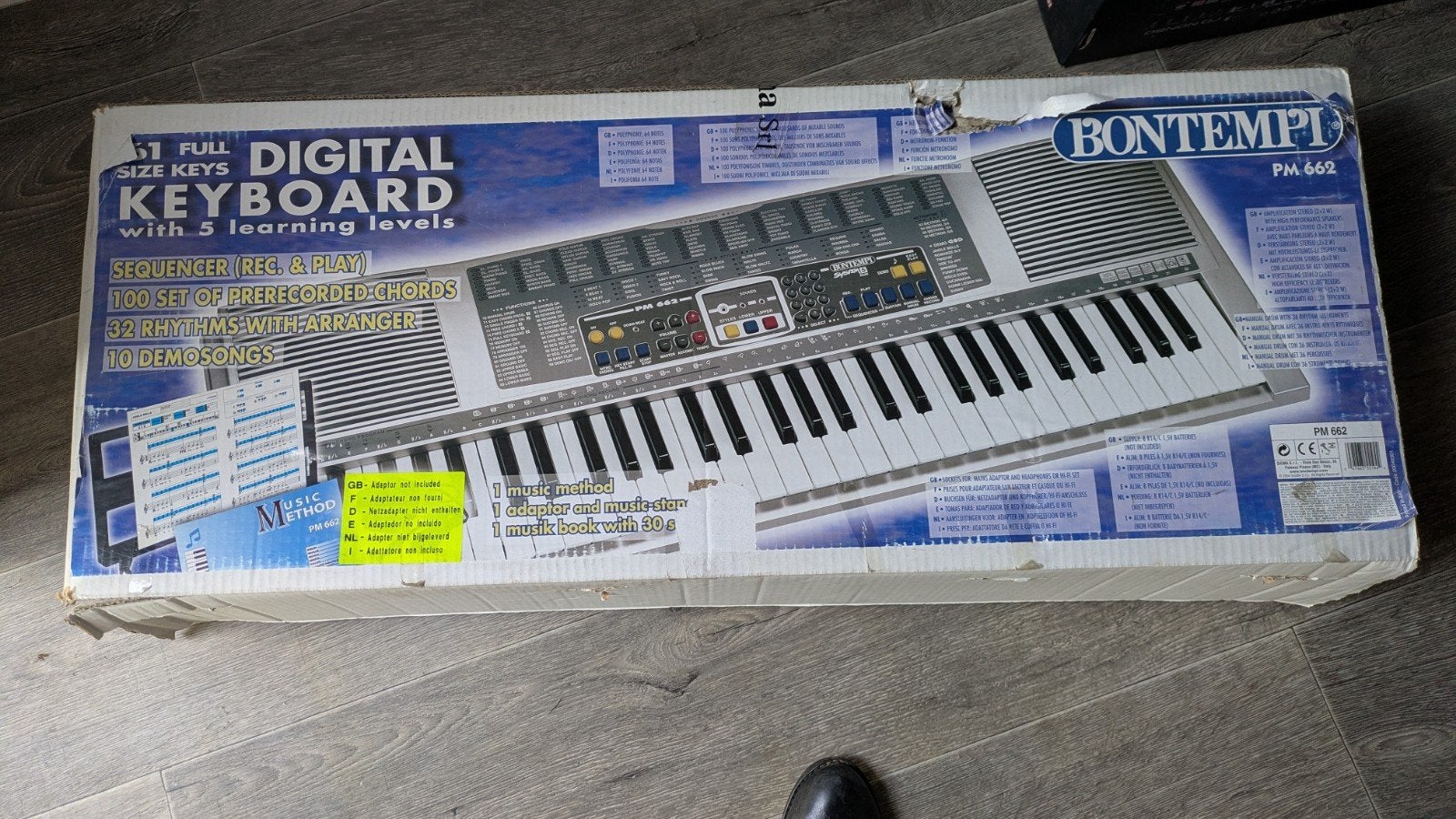 Bontempi PM 662 Digitaal Keyboard met 61 toetsen, Ophalen of Verzenden, Gebruikt, 61 toetsen, Overige merken
