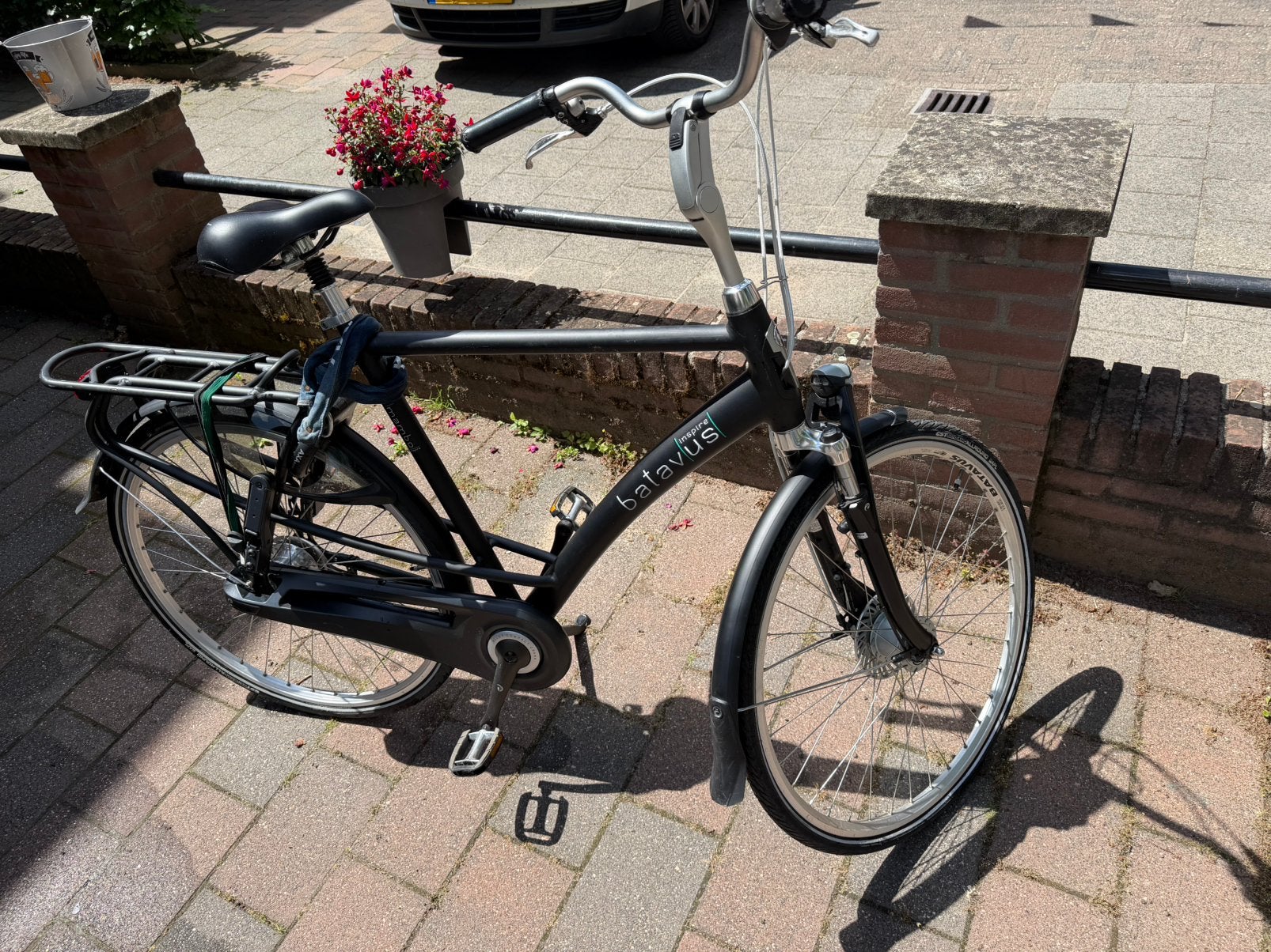 Batavus Mambo Inspire Herenfiets -Schoolfiets stadsfiets, Fietsen en Brommers, Ophalen, Versnellingen, Batavus, Zo goed als nieuw