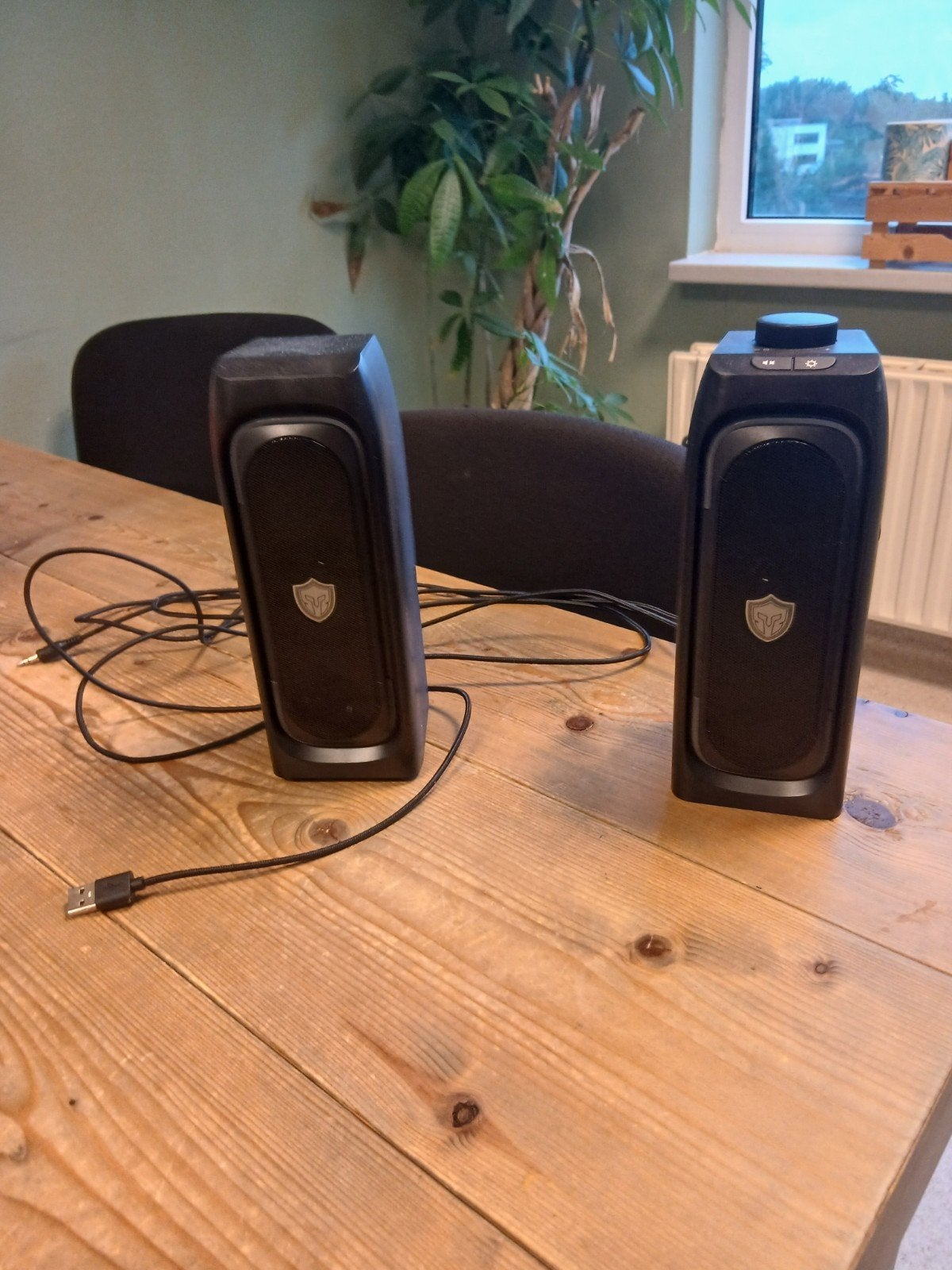Compacte speakerset met USB-voeding en 3.5mm jack, Overige merken, Stereo speakers, Gebruikt, Ophalen of Verzenden
