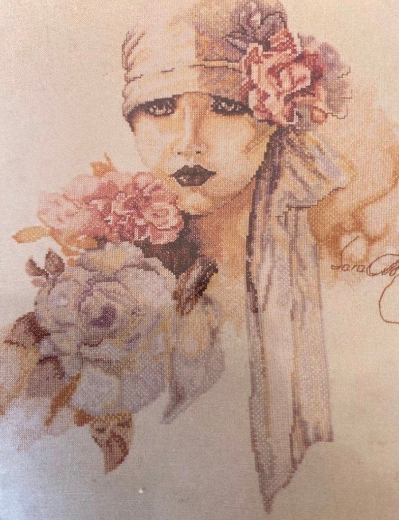 BORDUURPAKKET LANARTE SARA MOON "THE BRIDE", Hobby en Vrije tijd, Borduren en Borduurmachines, Verzenden, Nieuw, Handborduren