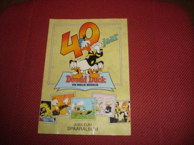 DONALD DUCK 40 JAAR JUBILEUM PLAATJES SPAARALBUM(ZIE FOTO"S), Ophalen of Verzenden, Gebruikt, Strip of Tekenfilm