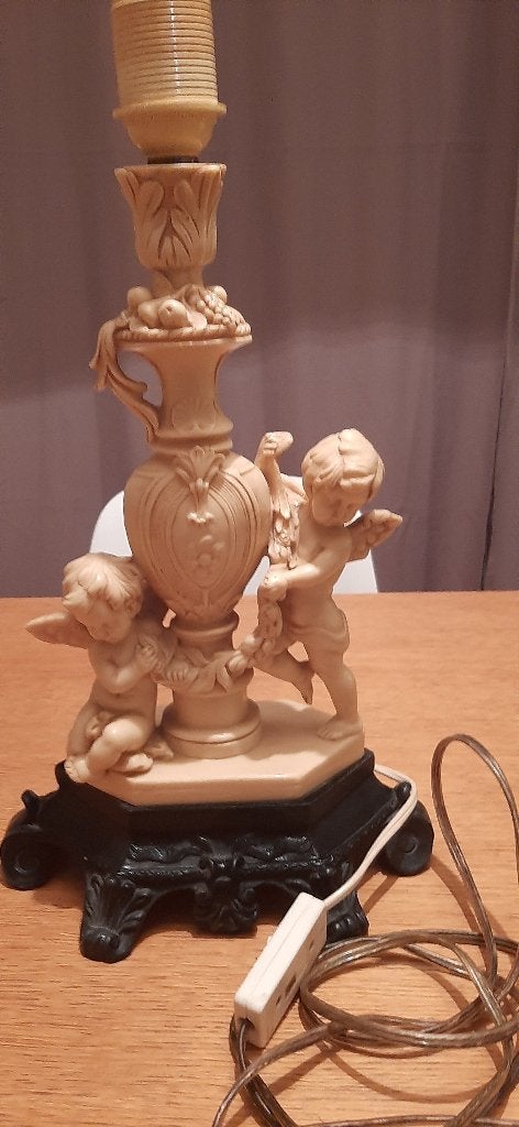 vintage tafellamp, Huis en Inrichting, Figuurlamp, 41 cm, Gebruikt, Vintage