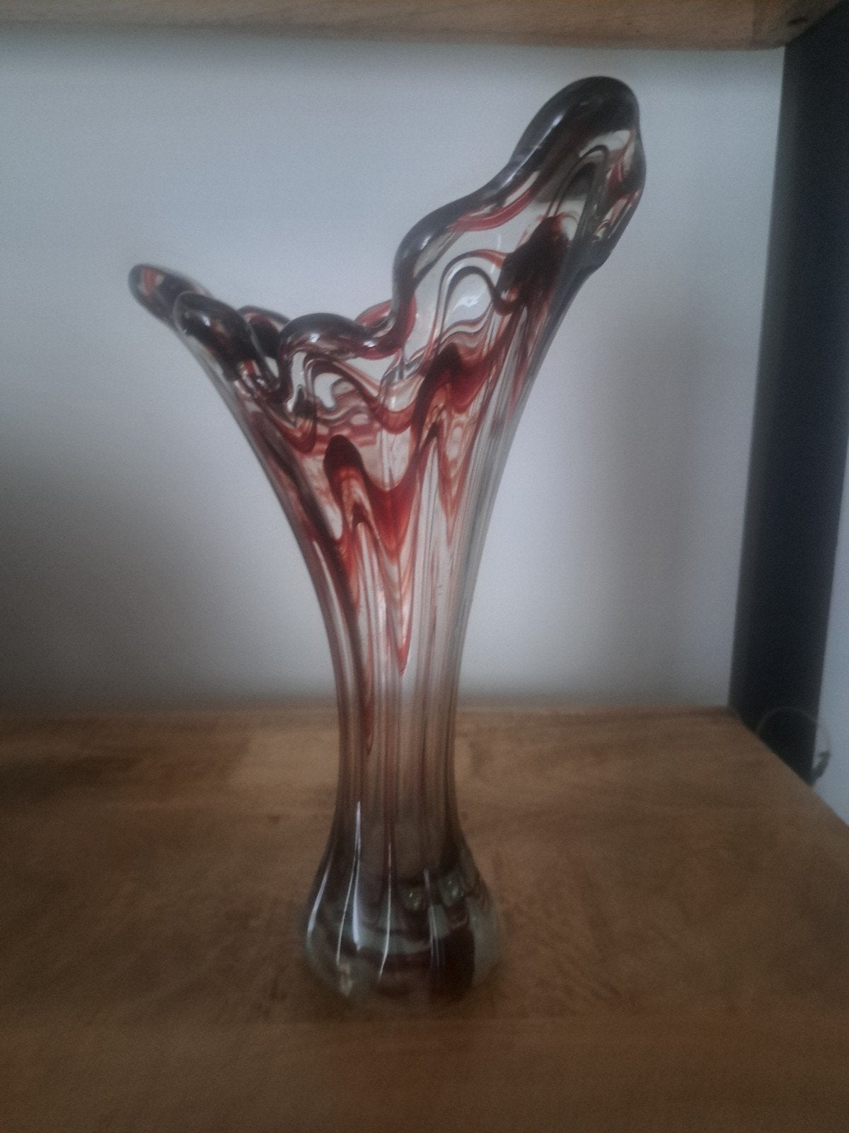 retro vintage art glass vaas, Antiek en Kunst, Antiek | Glas en Kristal, Ophalen of Verzenden