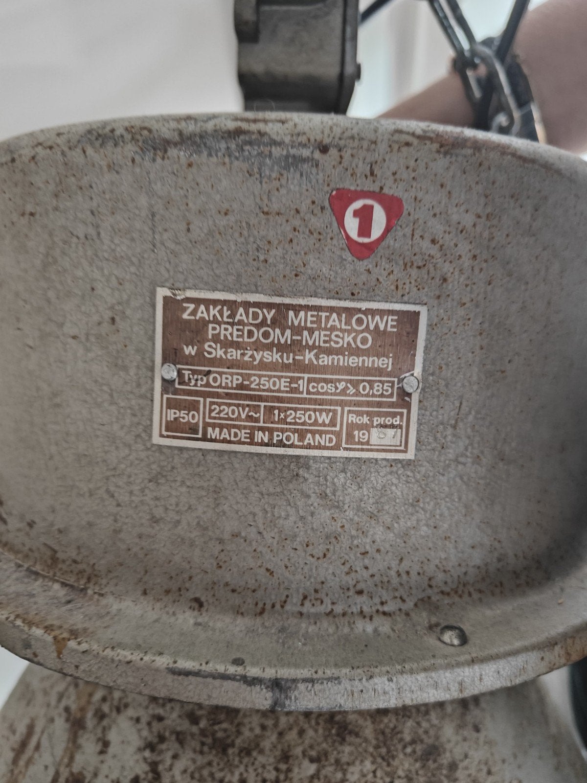 Industriële Hanglamp - Vintage Fabriekslamp (Predom-Mesko), Ophalen