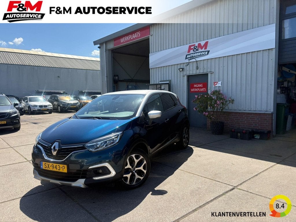 Renault Captur 0.9 TCe Intens Clima, cruise, camera, trekhaa, Voorwielaandrijving, 898 cc, Stof, Gebruikt