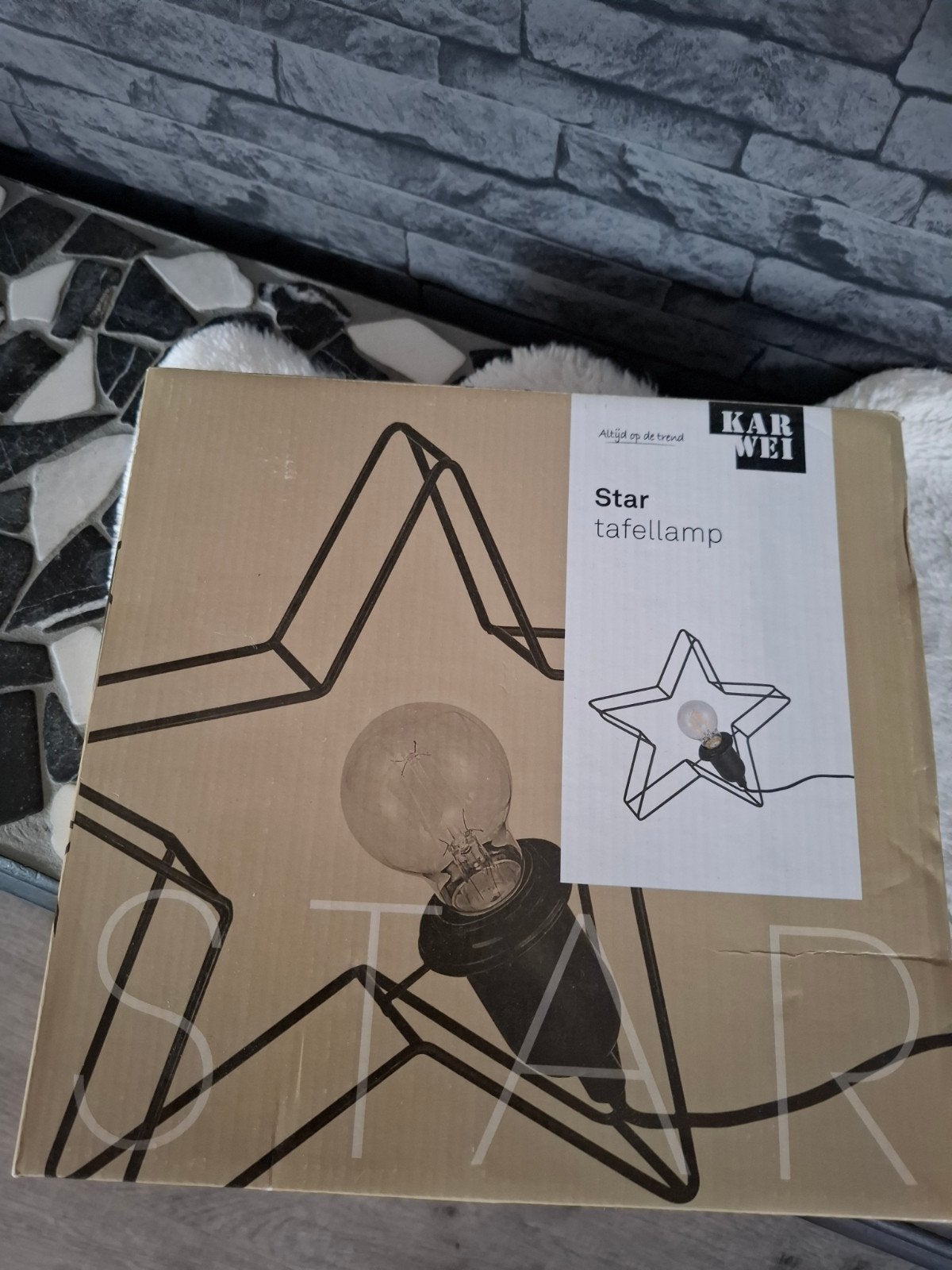 STAR TAFEL LAMP NIEUW, Ophalen of Verzenden