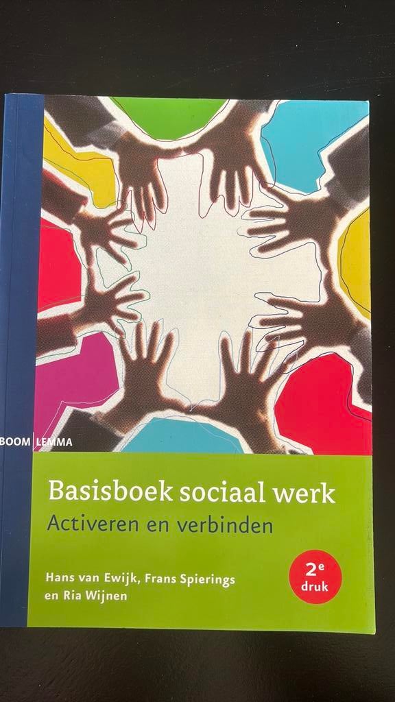 Basisboek sociaal werk - Ewijk, Spierings, Wijnen, Boeken, Ophalen of Verzenden, Zo goed als nieuw, Ontwikkelingspsychologie