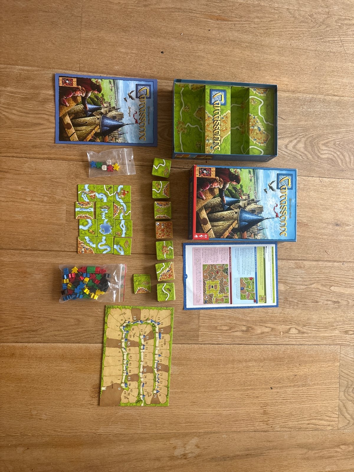 Carcassonne bordspel, Drie of vier spelers, Ophalen of Verzenden, Zo goed als nieuw