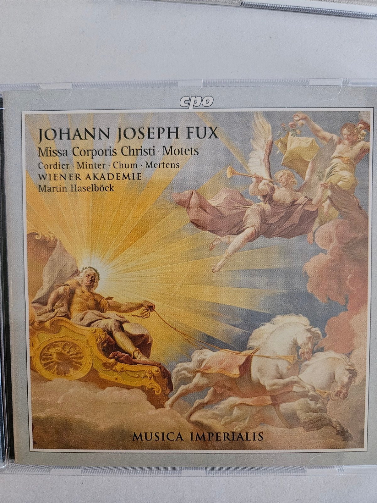 Johann Joseph Fux - Missa Corporis Christi - CD, Inclusief boekje, Overige componisten, Ophalen of Verzenden, Zo goed als nieuw