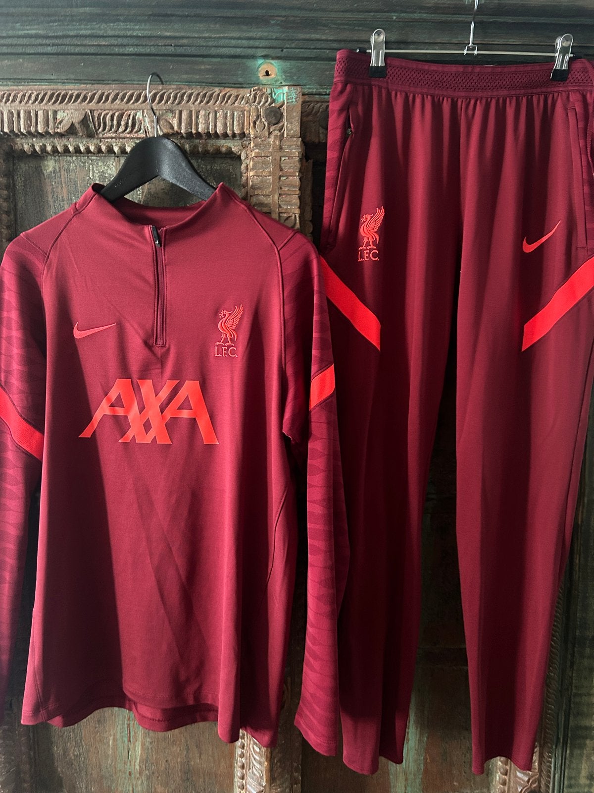 Liverpool FC Nike Trainingspak - Maat L, Maat 52/54 (L), Ophalen of Verzenden, Zo goed als nieuw, Voetbal