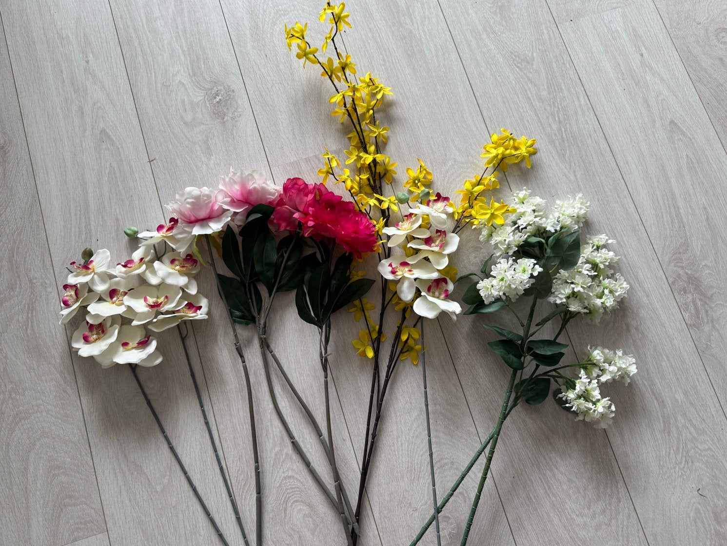 Diverse set kunstbloemen - kleurrijk en onderhoudsvrij, Ophalen, Binnen, Kunstbloem, Zo goed als nieuw