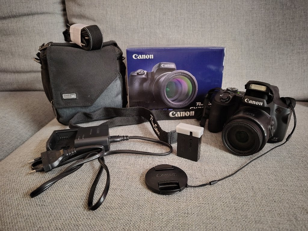 canon SX70 HS Bridge camera, Ophalen, Geheugenkaart, Zo goed als nieuw, 8 keer of meer