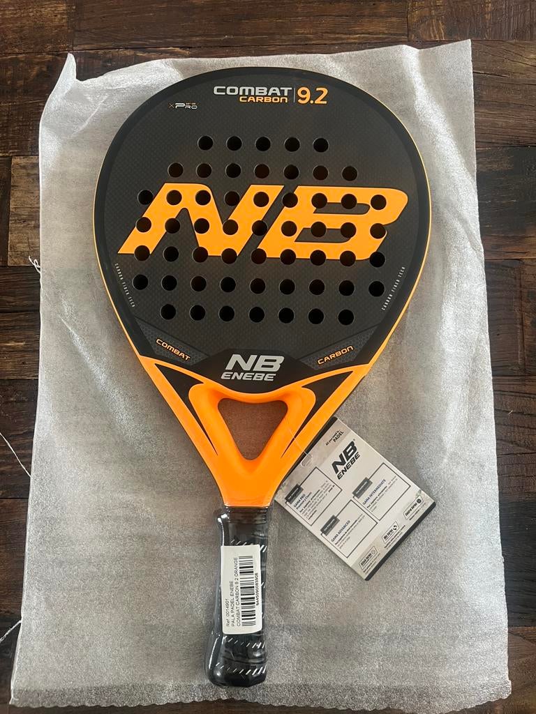 Nieuw NB Enebe Combat Carbon 9.2 padelracket, Sport en Fitness, Padel, Ophalen of Verzenden, Zo goed als nieuw