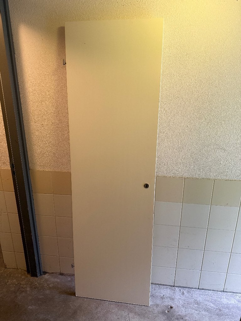 Witte binnendeur 60x200cm – zonder kruk, Ophalen, Gebruikt, Minder dan 80 cm, Binnendeur