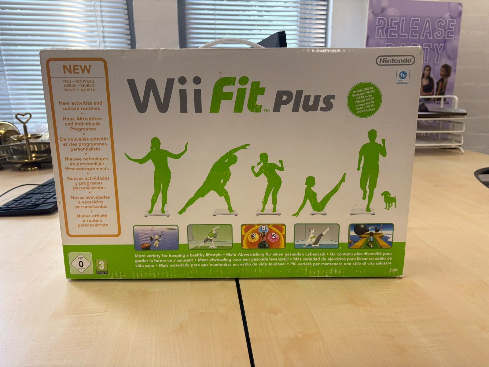 Nintendo Wii complete set + Wii Fit Plus + games, Spelcomputers en Games, Ophalen, Gebruikt, Met 2 controllers, Met games
