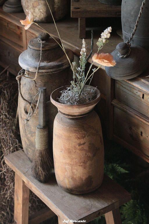 Nepalese kruik met gratis bos veldbloemen, kruik, vaas, Www.jufbrocante.nl, Www.jufbrocante.nl, Nieuw, Ophalen of Verzenden