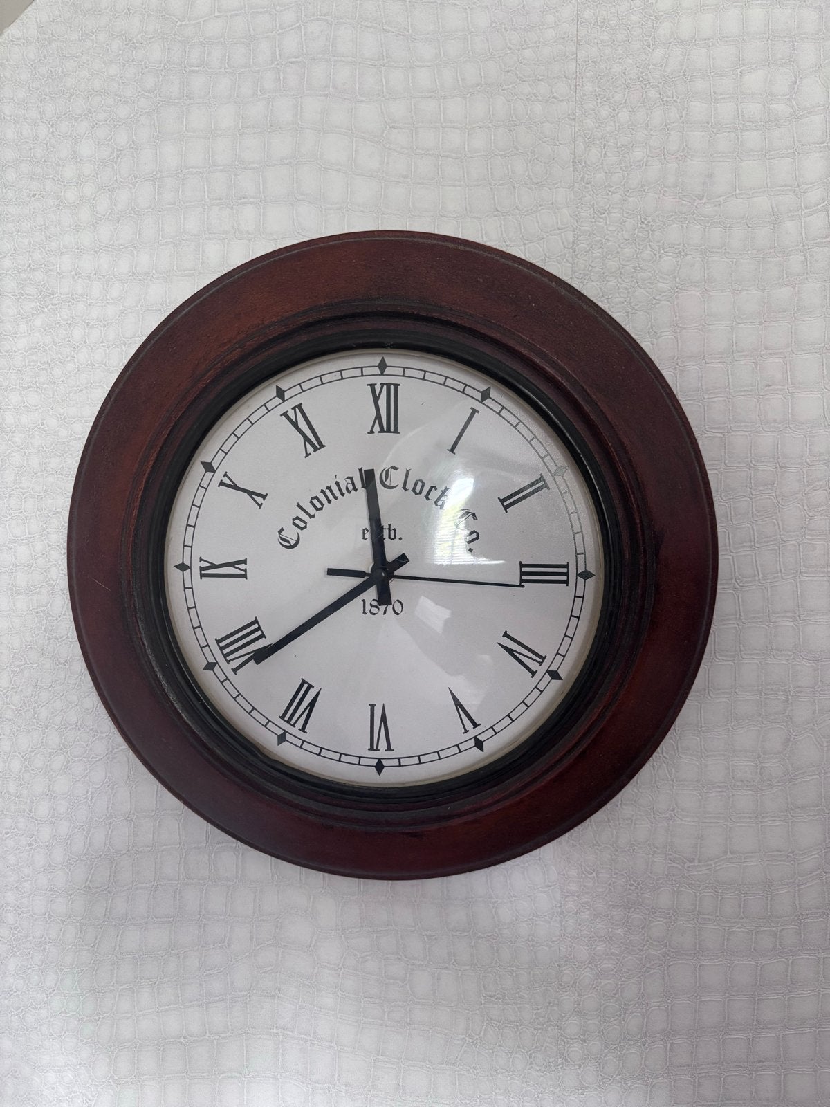 Koloniale Klok van Mahonie Hout - Klassiek Design, Ophalen