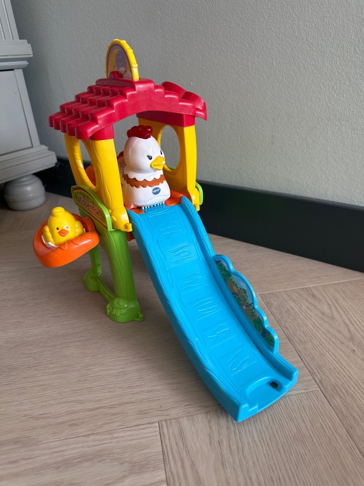 VTech Zoef Zoef Dieren Kippenhok met Kip en Kuiken, Ophalen of Verzenden, Gebruikt, 6 maanden tot 2 jaar