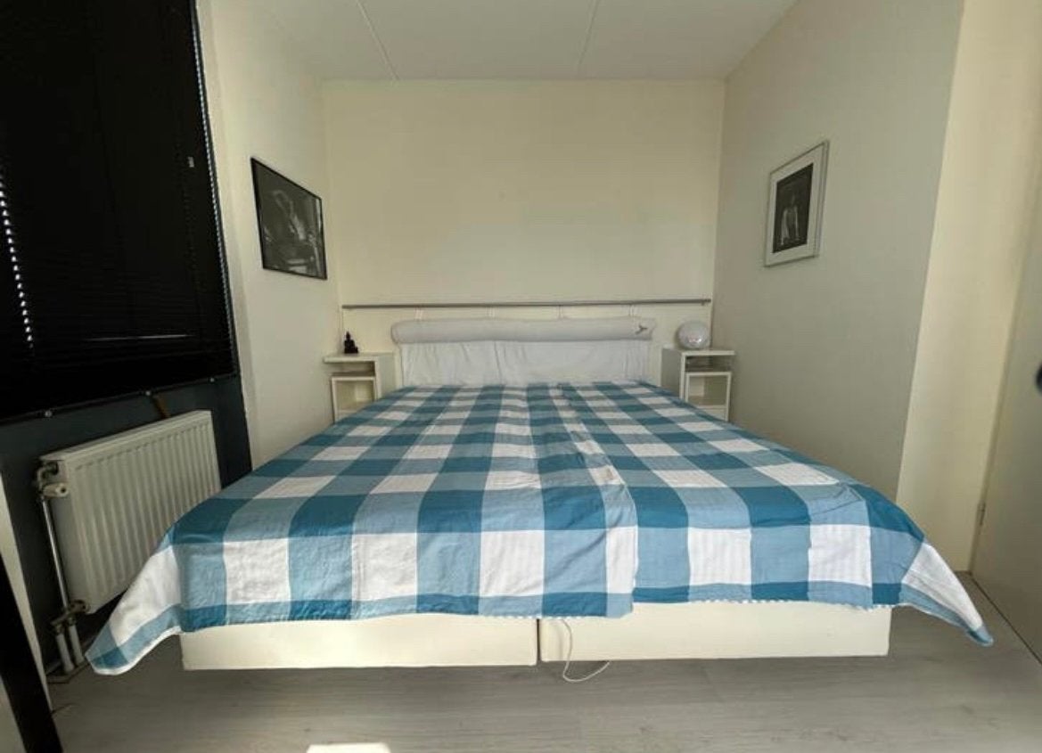 Boxspring lits-jumeaux Jan des Bouvrie, Ophalen, Gebruikt, Tweepersoons