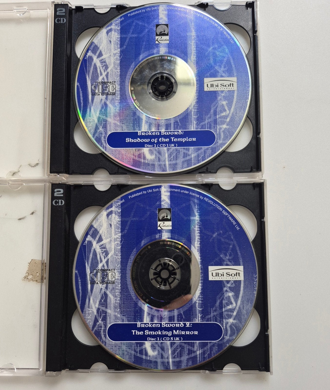 Broken Sword, lure of the temptress, beneath a steel sky pc, Avontuur en Actie, Gebruikt, 1 speler, Ophalen of Verzenden