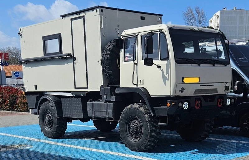 Expeditie Voertuig 4x4 - Camper - Automaat - Cruise Control, Caravans en Kamperen, Automaat, Buscamper of Camperbus, Ringverwarming