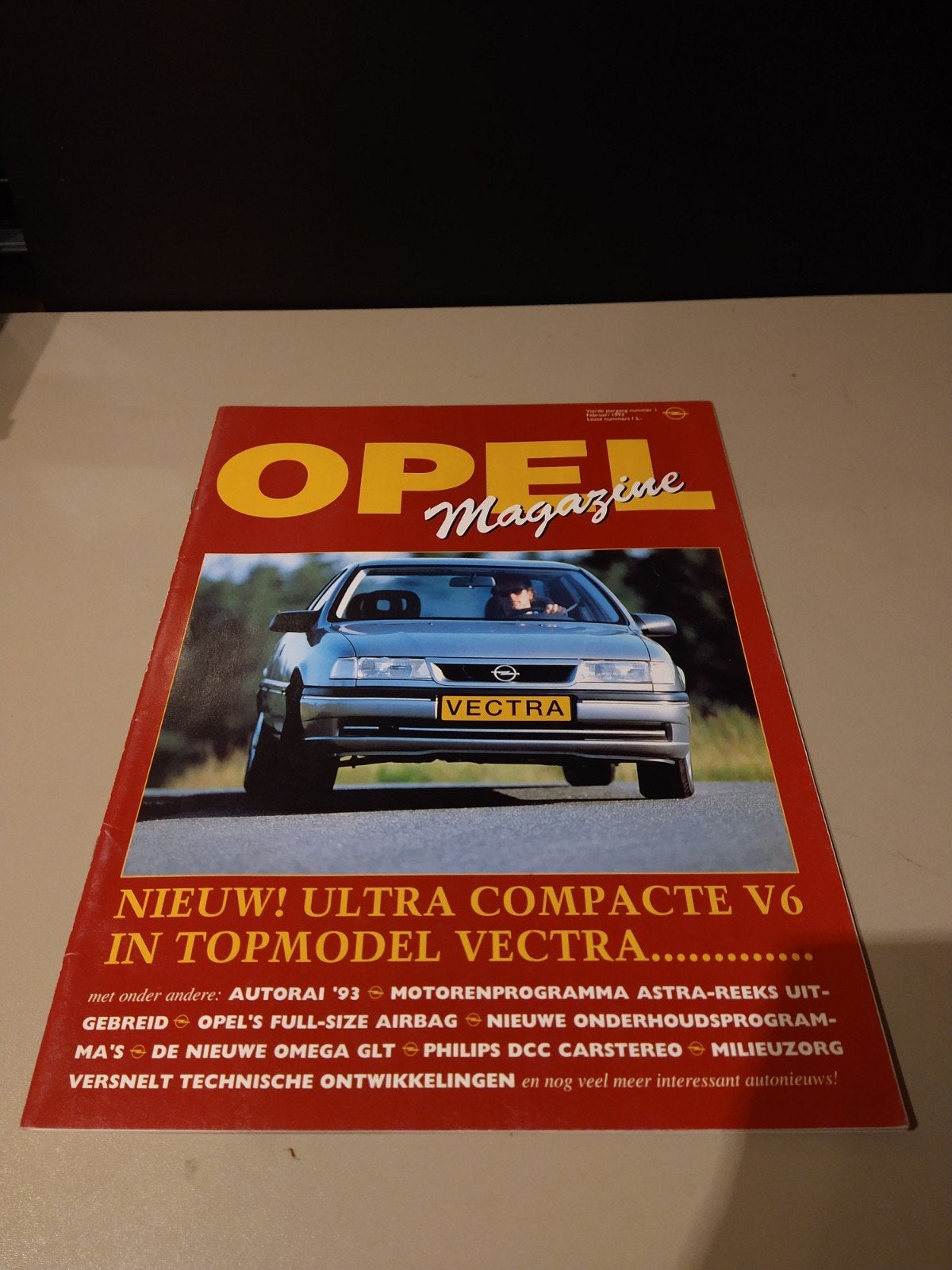 Opel Magazine - Topmodel Vectra V6 (1993), Ophalen of Verzenden, Gelezen, Opel, Diverse auteurs