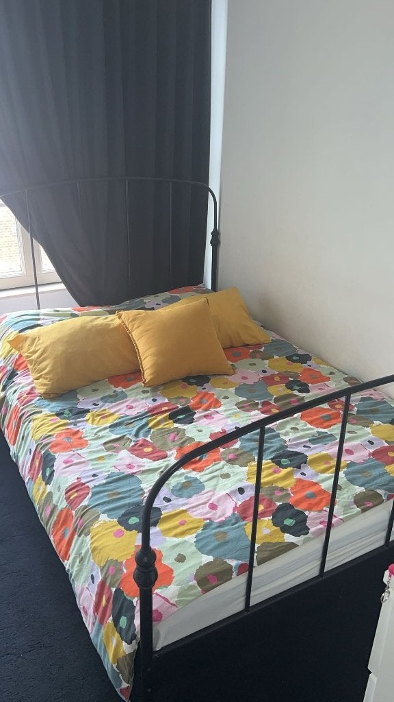 Bed, Huis en Inrichting, Ophalen, Gebruikt, Barok, Zwart