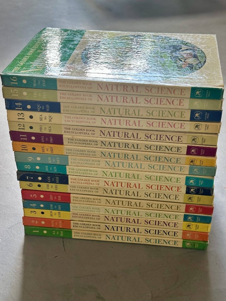 Vintage encyclopedie Natural Science 1962 | 16 delen, Ophalen of Verzenden, Diverse auteurs