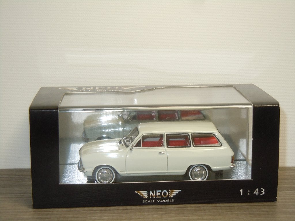 Opel Kadett B Caravan - Neo Scale Models - 1:43 in Box, Overige merken, Auto, Verzenden, X