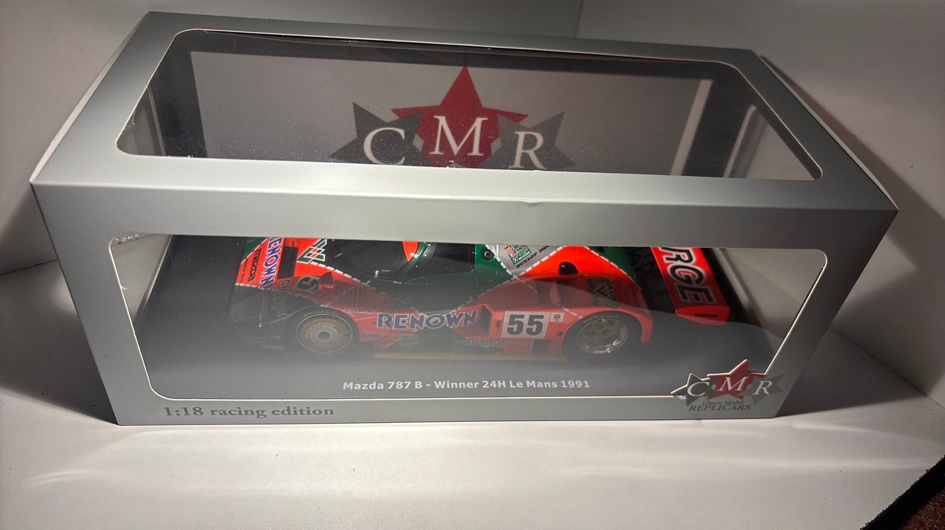 Mazda 787 b win 24h le mans 1991 cmr 1.18, Overige merken, Ophalen of Verzenden, A, A