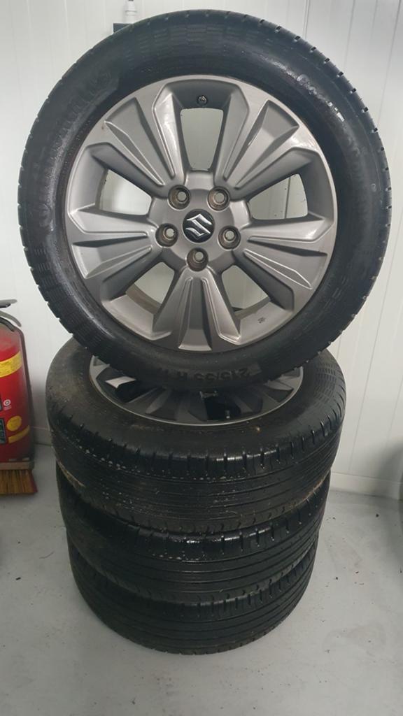17” Originele Suzuki Vitara, S-Cross, SX4 Velgen+Banden Zgan, Banden en Velgen, 17 inch, Ophalen of Verzenden, Personenwagen