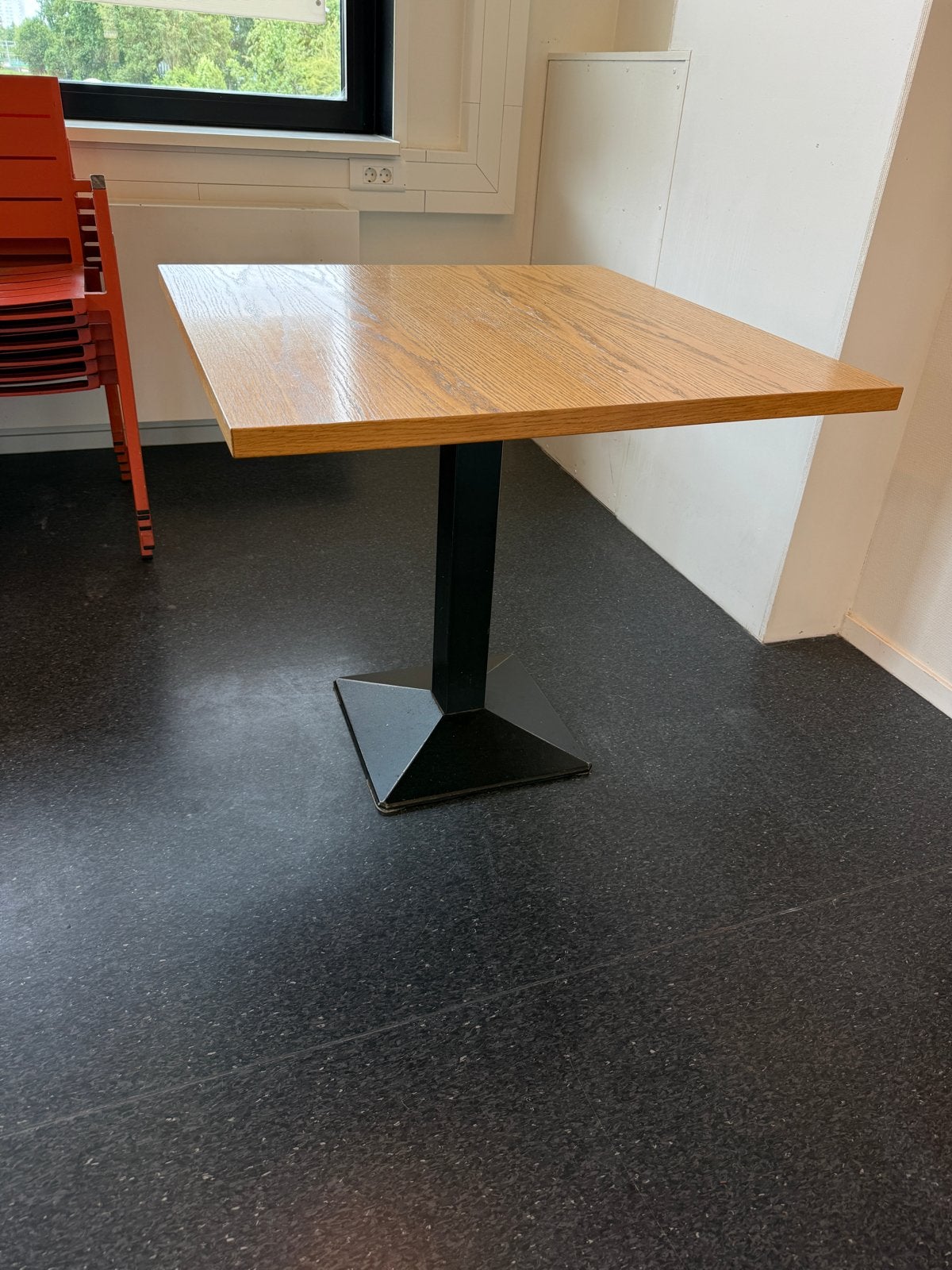 5x Stevige Restaurant Tafels voor 4 Personen, Ophalen, Gebruikt, Vierkant, 50 tot 100 cm