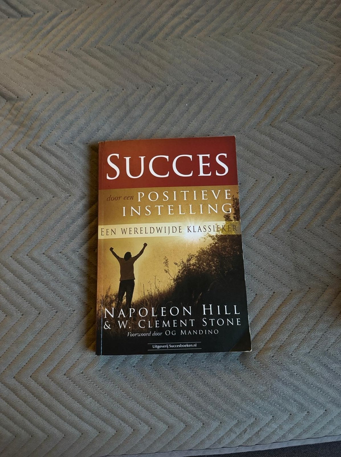 Succes door een positieve instelling - Napoleon Hill, Ophalen of Verzenden, Gelezen, Overige uitgevers, Nederlands
