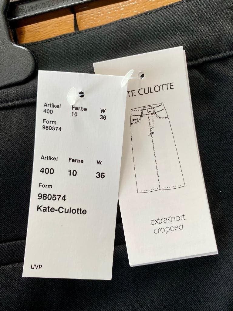 i165 Nieuw: Angels maat 36/38=S/M korte broek Kate zwart, Zwart, Nieuw, Ophalen of Verzenden, Driekwart