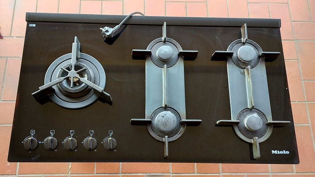 gaskookplaat, Witgoed en Apparatuur, Kookplaten, Ophalen, Gebruikt, Inbouw, Gas